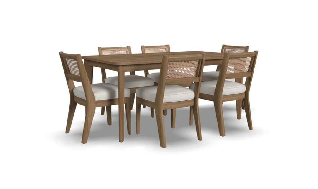 Homestyles Brentwood Brown 7-Piece Rectangle Dining Set