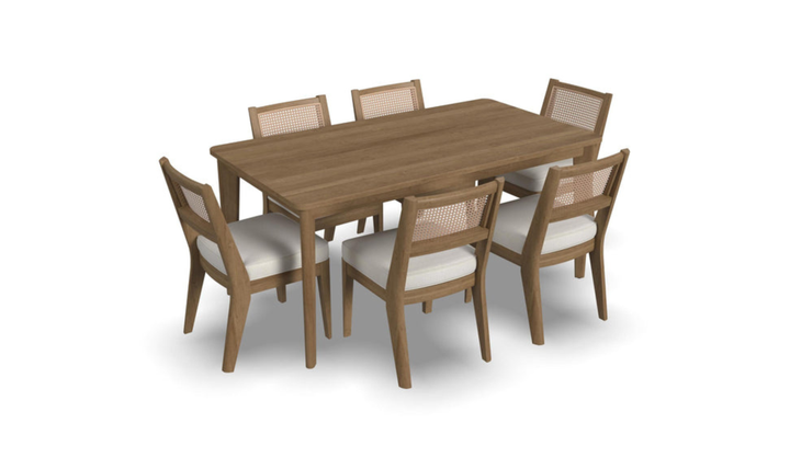 Homestyles Brentwood Brown 7-Piece Rectangle Dining Set