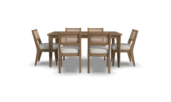 Homestyles Brentwood Brown 7-Piece Rectangle Dining Set