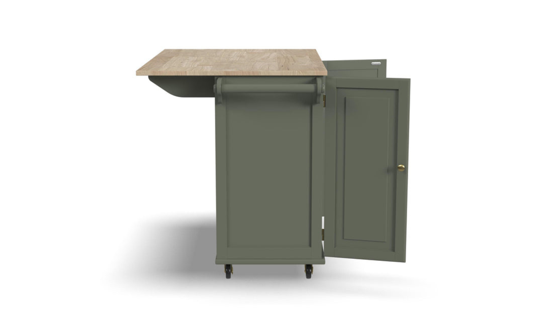 Homestyles Dolly Madison Drop Leaf Kitchen Cart