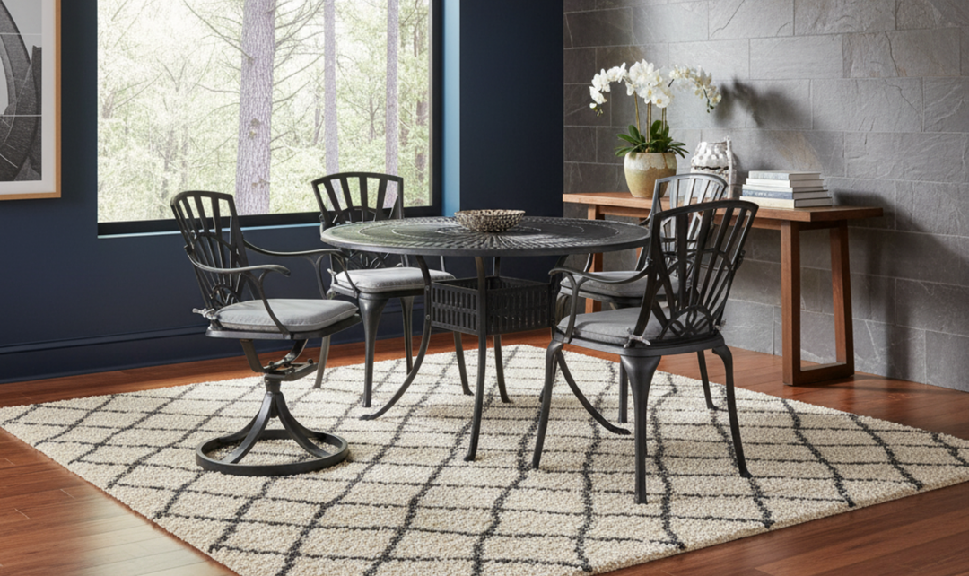 Homestyles Grenada 5 Piece Outdoor Dining Set-jennifer furniture