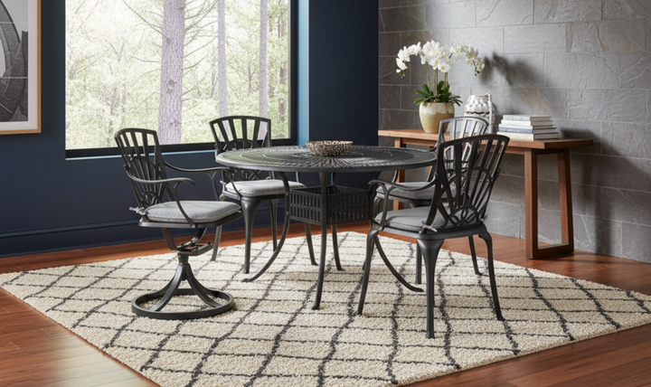 Homestyles Grenada 5 Piece Outdoor Dining Set-jennifer furniture