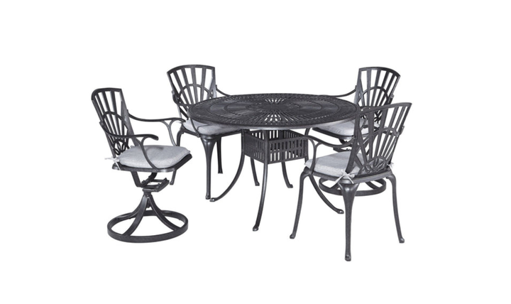 Homestyles Grenada 5 Piece Outdoor Dining Set-jennifer furniture