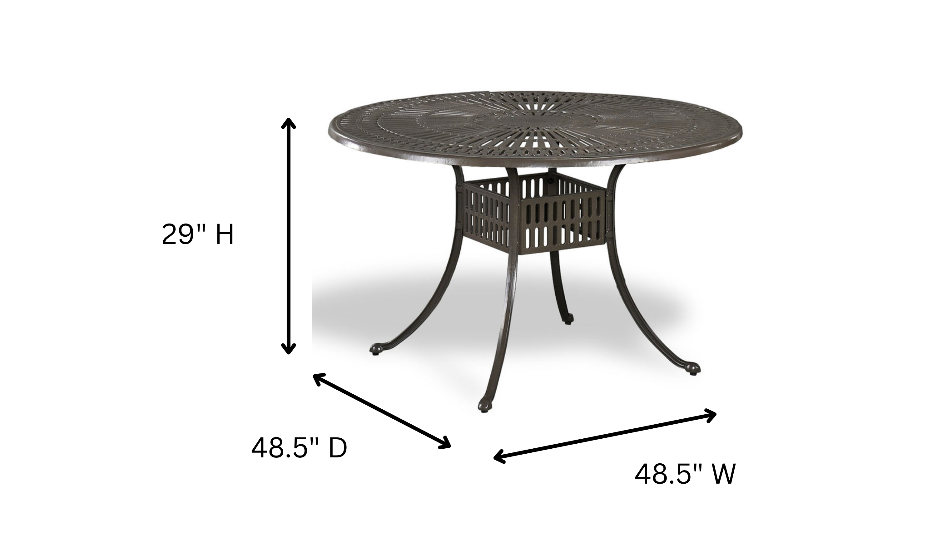 Homestyles Grenada 5 Piece Outdoor Dining Set