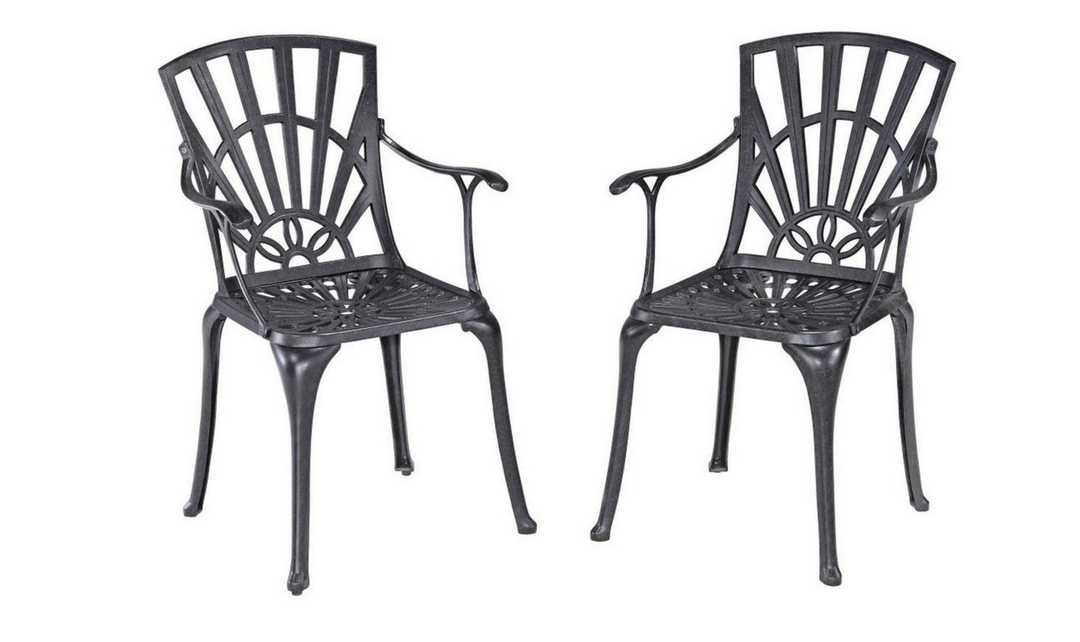 Homestyles Grenada Traditional Metal Outdoor Chair