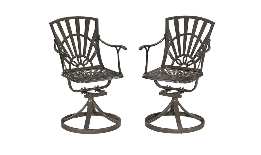 Homestyles Grenada Traditional Metal Outdoor Chair