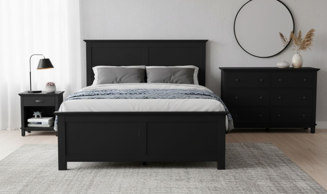 Homestyles Oak Park 3-Piece Wooden Bedroom Set-jennifer furniture