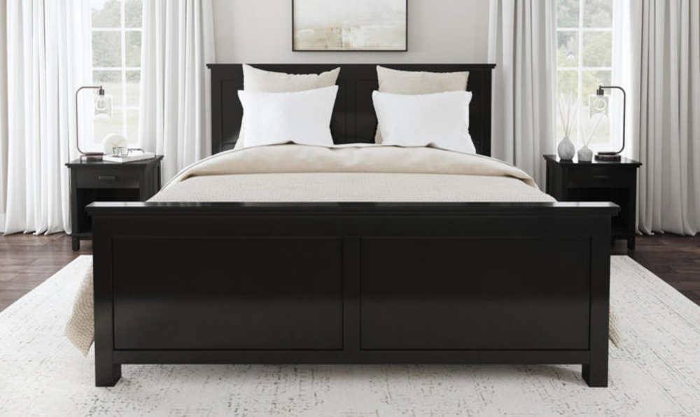 Homestyles Oak Park King Bed and Two Nightstands-jennifer furniture