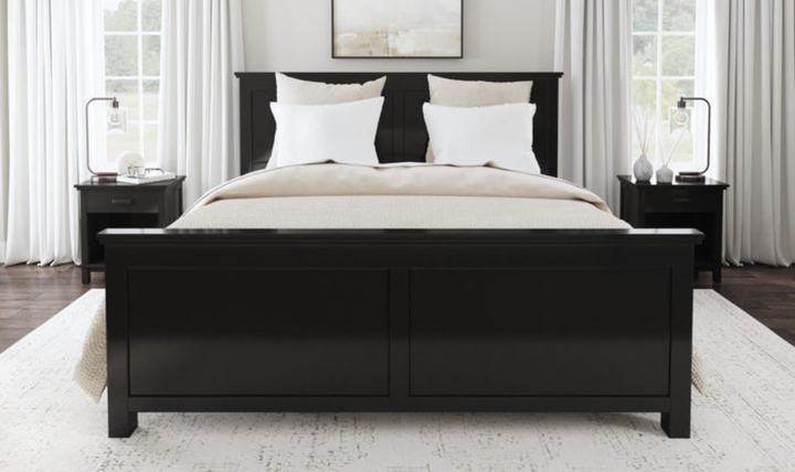 Homestyles Oak Park King Bed and Two Nightstands-jennifer furniture