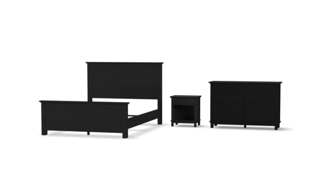 Homestyles Oak Park 3-Piece Wooden Bedroom Set