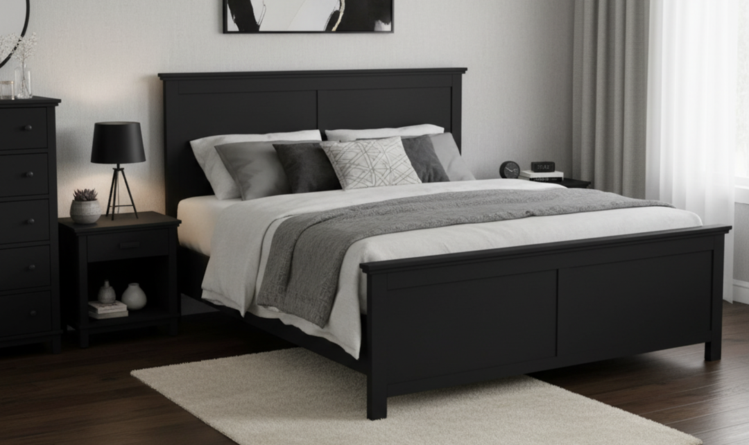 Homestyles Oak Park King Bed and Two Nightstands-jennifer furniture