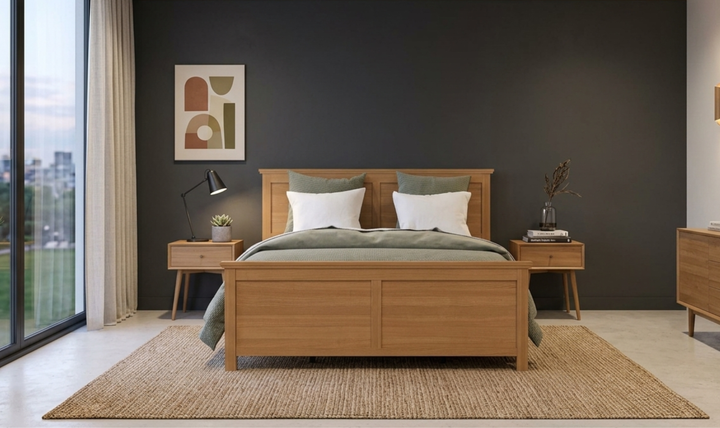 Homestyles Oak Park Double Panel Bed - Jennifer Furniture