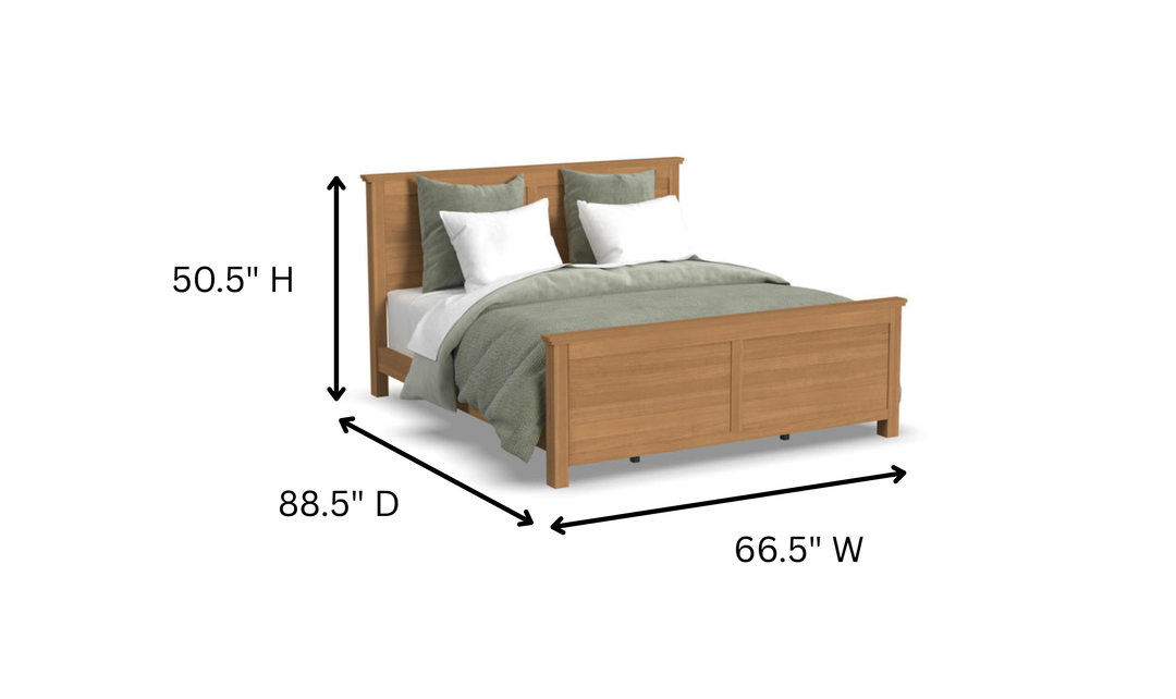 Homestyles Oak Park King Bed, Dresser, and Two Nightstands