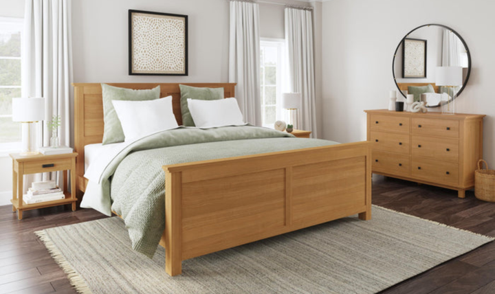 Homestyles Oak Park King Bed, Two Nightstands and Dresser-jennifer furniture