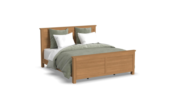 Homestyles Oak Park King Bed, Dresser, and Two Nightstand