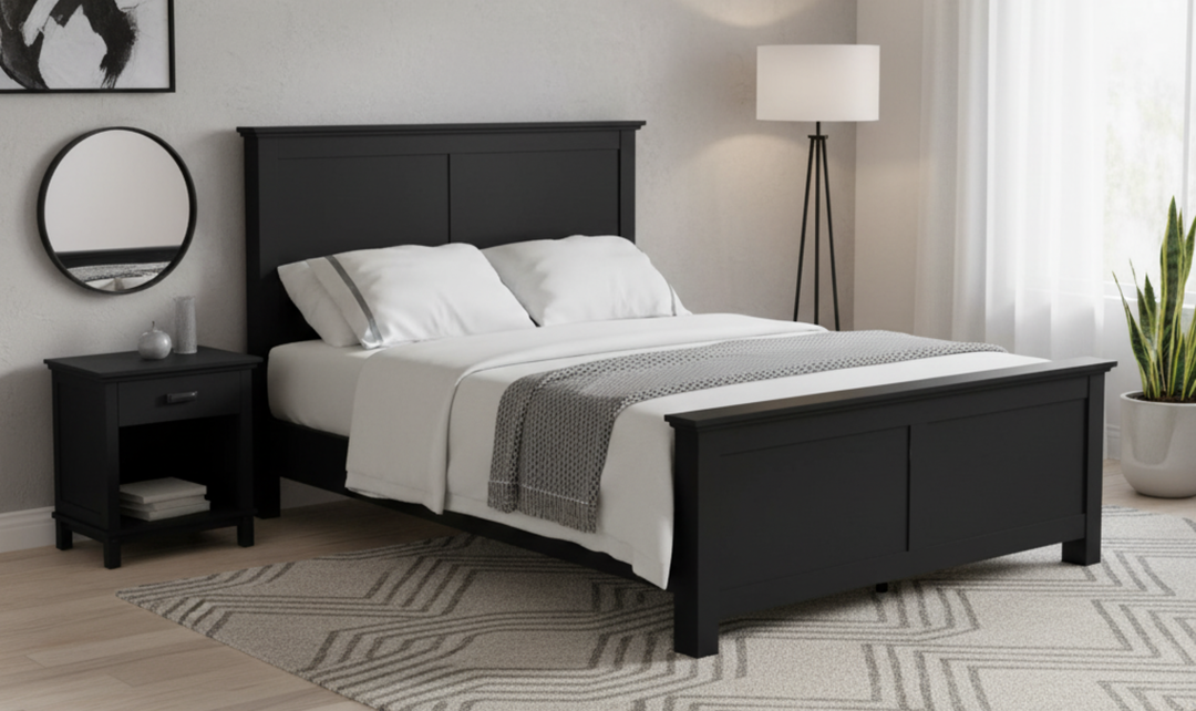 Homestyles Oak Park Queen Bed and Nightstand-jennifer furniture