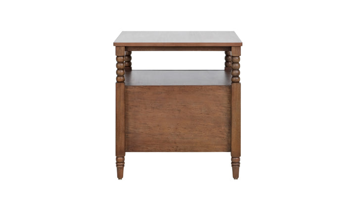 Homestyles Spindle 2 Drawer Wooden Nightstand