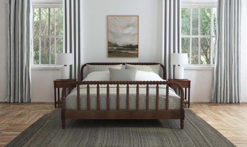Homestyles Spindle King Bed and Two Nightstands-jennifer furniture