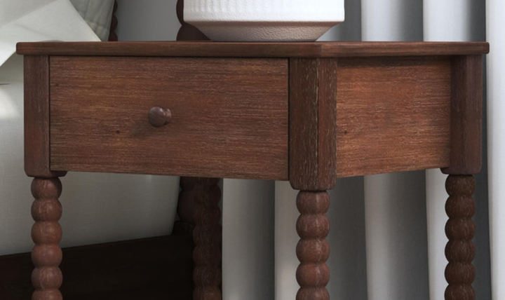 Homestyles Spindle King Bed and Two Nightstands-jennifer furniture