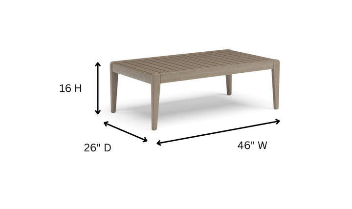 Homestyles Sustain 4-Piece Wooden Outdoor Sofa Set