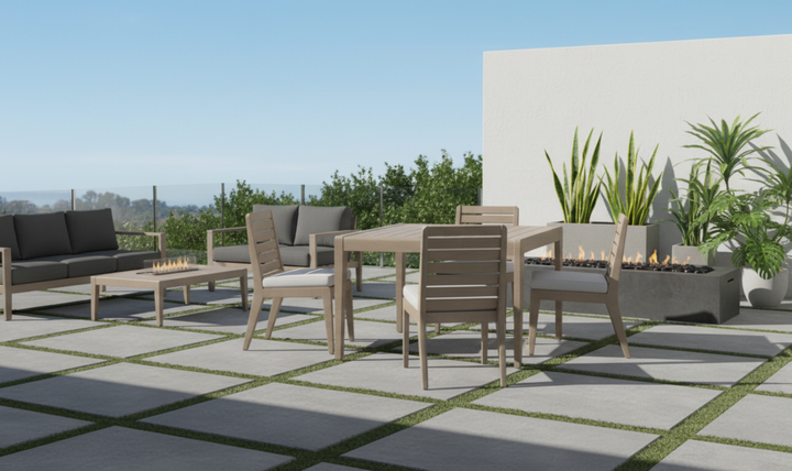 Homestyles Sustain 5-Piece Outdoor Dining Table Set-jennifer furniture