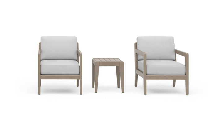 Homestyles Sustain Outdoor Lounge Armchair Pair and End Table-jennifer furniture