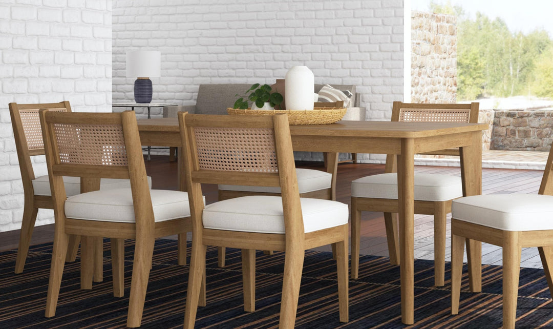 Homestyles Brentwood 6 Seater Rectangular Dining Table-Jennifer