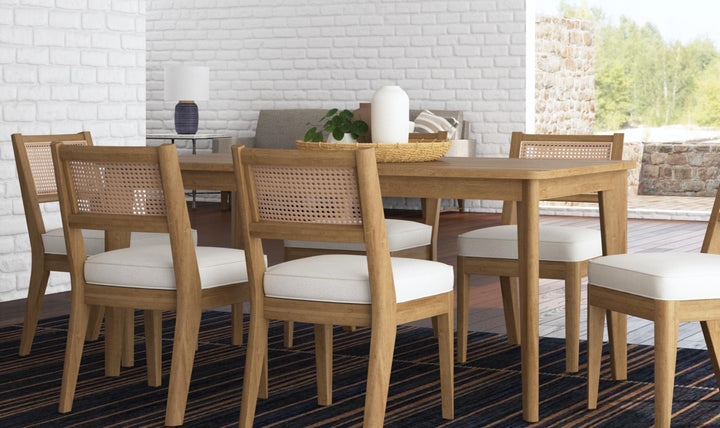 Homestyles Brentwood 6 Seater Rectangular Dining Table-Jennifer