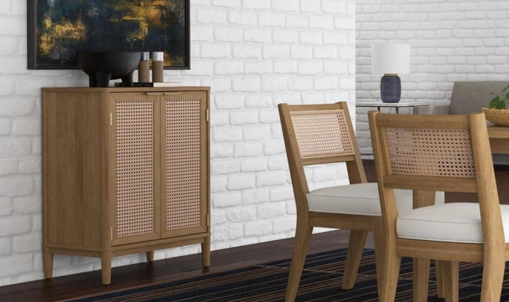 Homestyles Brentwood Adjustable Shelf Bar Cabinet