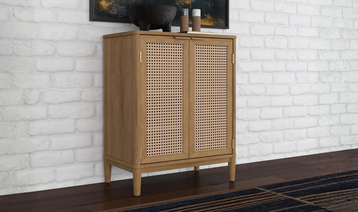 Homestyles Brentwood Adjustable Shelf Bar Cabinet-Jennifer
