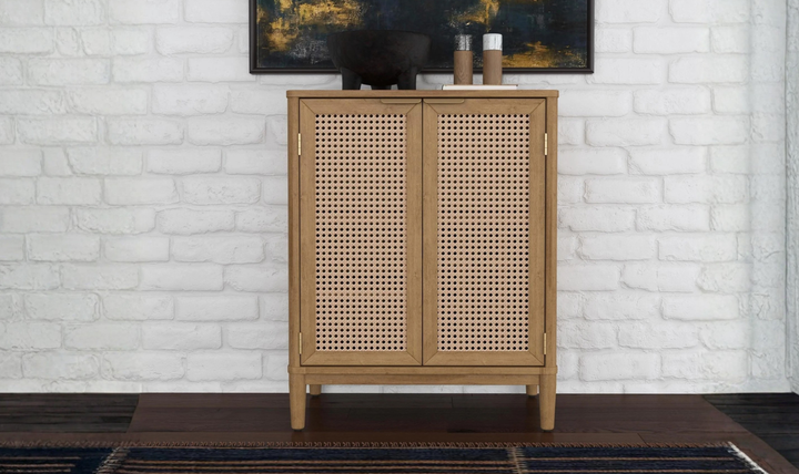 Homestyles Brentwood Adjustable Shelf Bar Cabinet-Jennifer