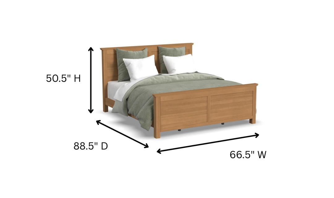 Homestyles Oak Park Brown Wooden Bedroom Set