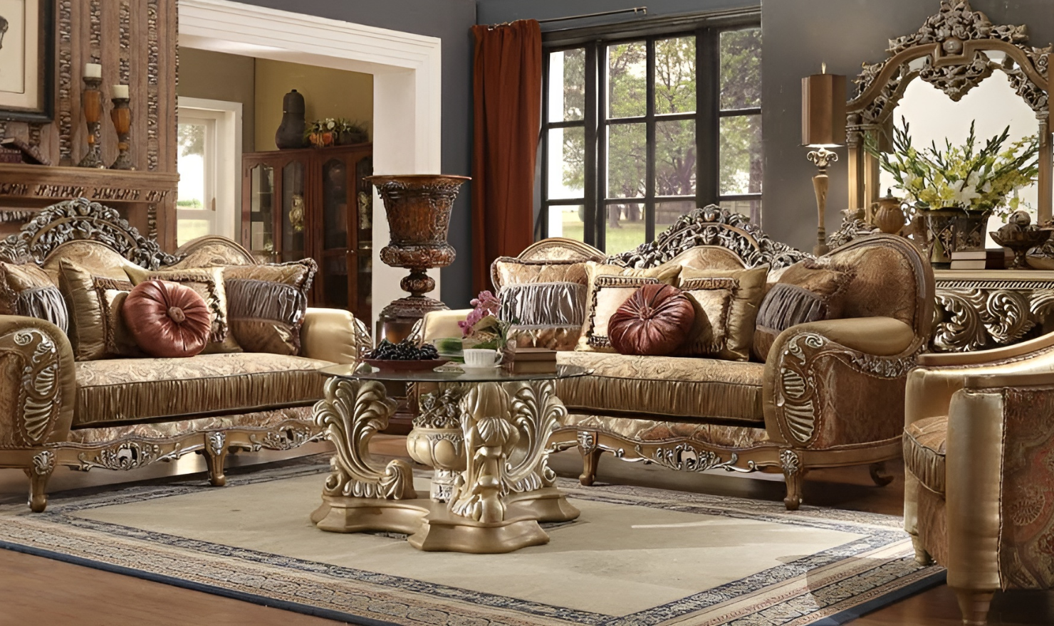Homey Design 3pc Sofa Set HD-622-SSET3