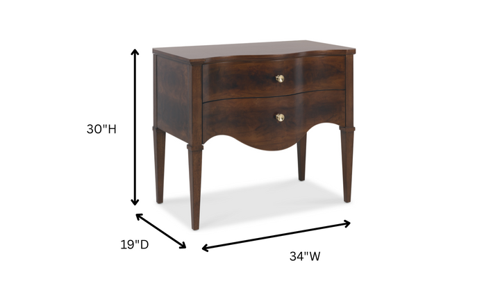 Hooker Furniture Bedroom Archives Two-Drawer Nightstand