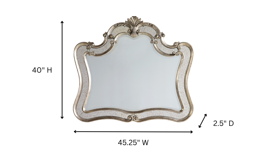 Hooker Furniture Bedroom Sanctuary Shaped Mirror-jennifer furniture