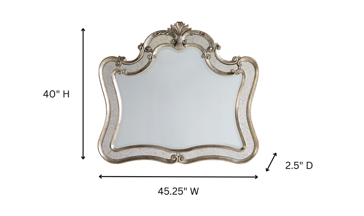 Hooker Furniture Bedroom Sanctuary Shaped Mirror-jennifer furniture