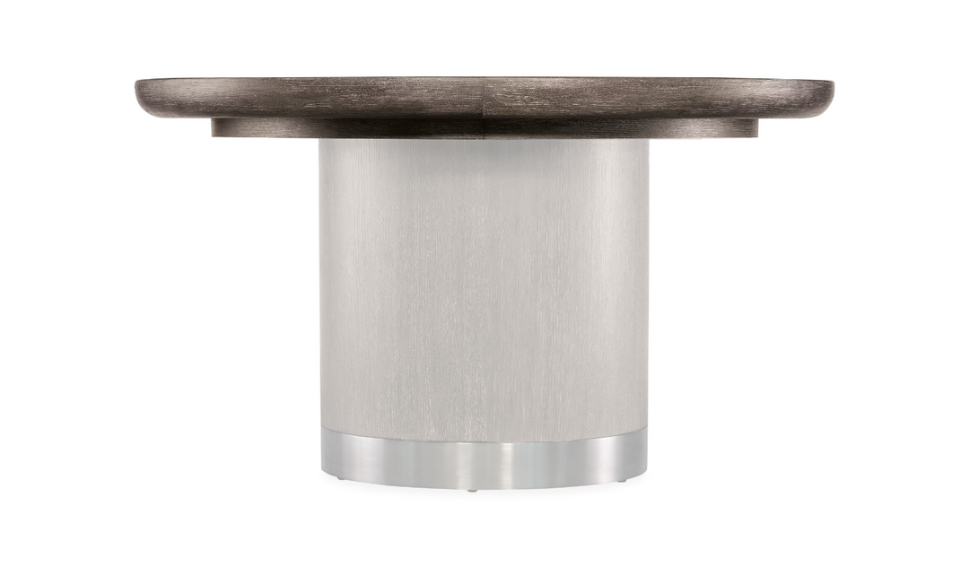 Hooker Furniture Casual Dining Modern Mood Round Dining Table with leaf-Jennifer Furniture