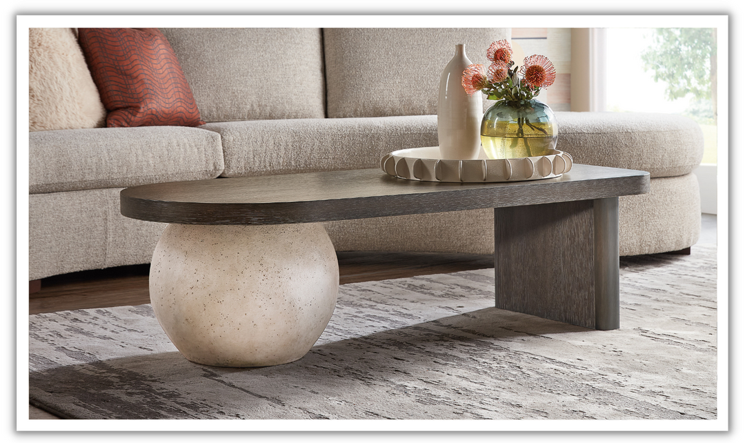 Hooker Furniture Living Room Commerce and Market Gibbons Cocktail Bench-jennifer furniture