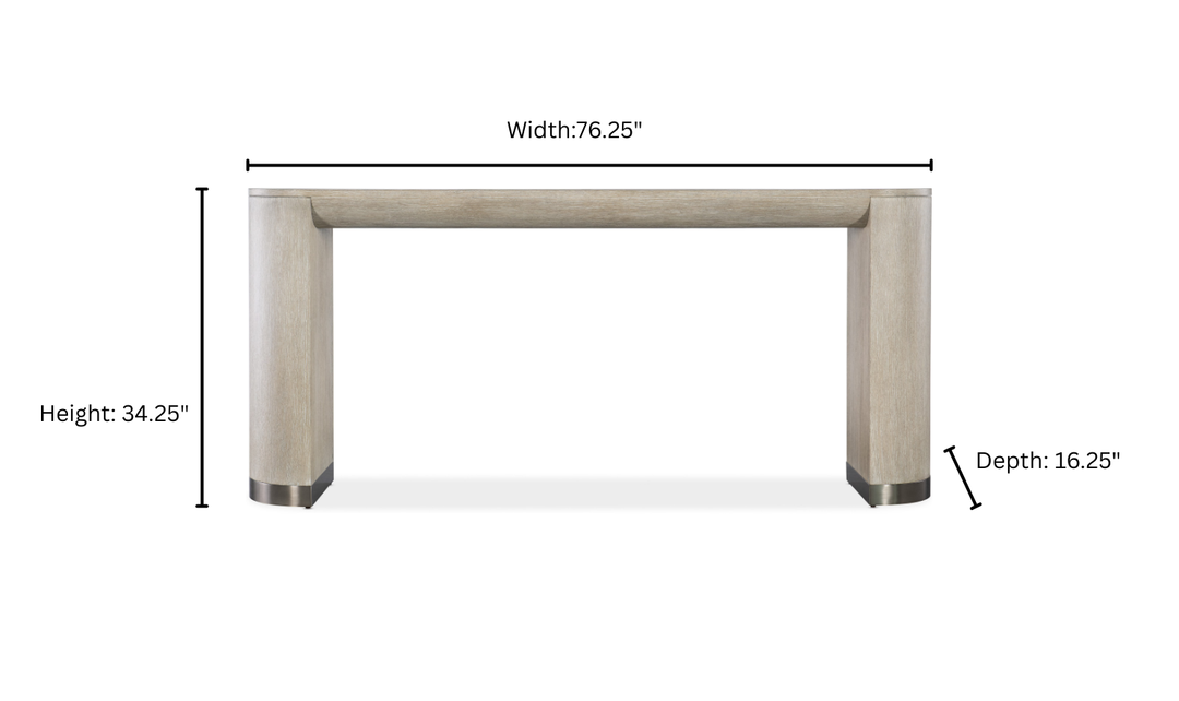 Hooker Furniture Living Room Modern Mood Console Table-Jennifer Furniture