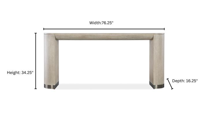 Hooker Furniture Living Room Modern Mood Console Table-Jennifer Furniture