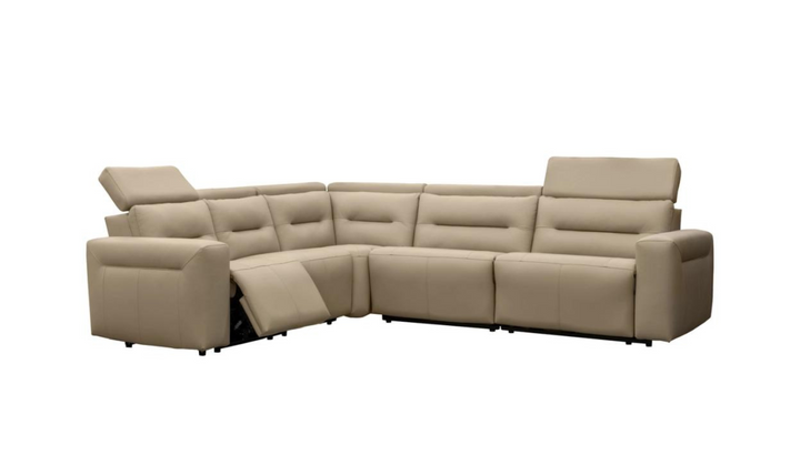Hudson 5 Pieces Power Recliner Sectional Sofa In L-Shape-jennifer furniture