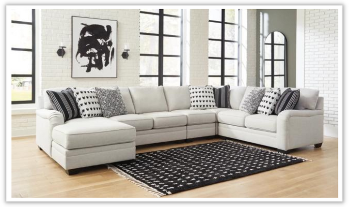 Huntsworth Sectional Sofa With Chaise In Gray