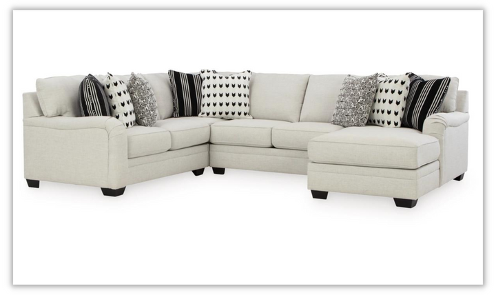 Huntsworth Sectional Sofa With Chaise In Gray