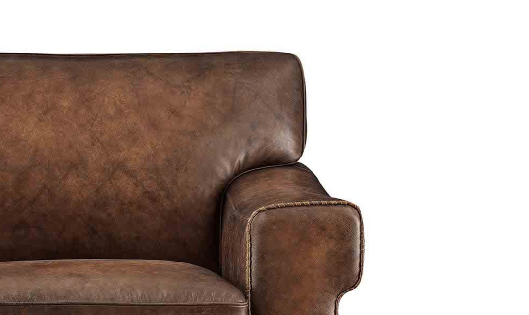 Hydeline Capri Leather Chair With Nailhead Trim-Jennier