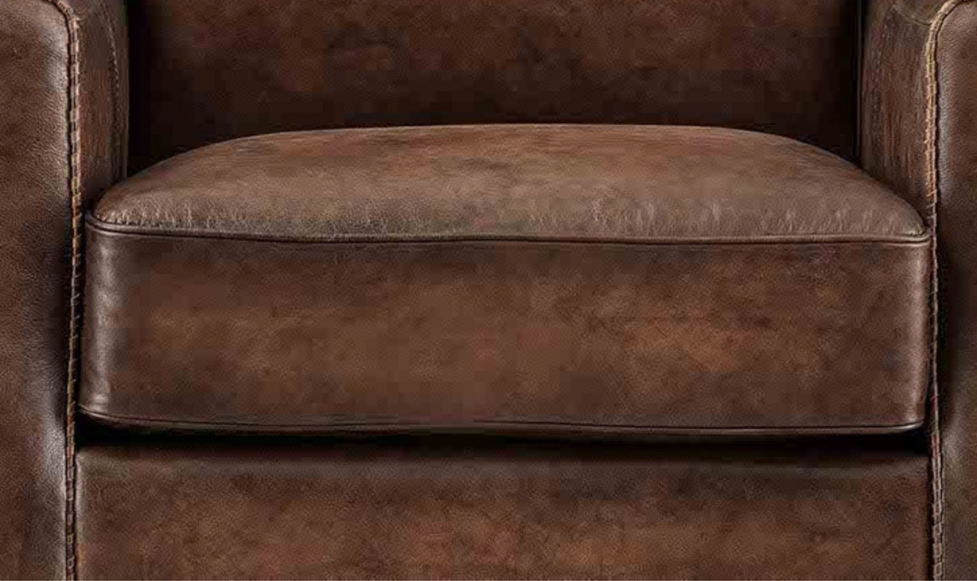 Hydeline Capri Leather Chair With Nailhead Trim-Jennier