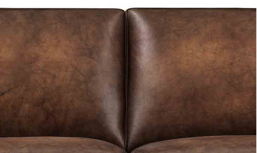 Hydeline Capri Leather Loveseat With Nailhead Trim