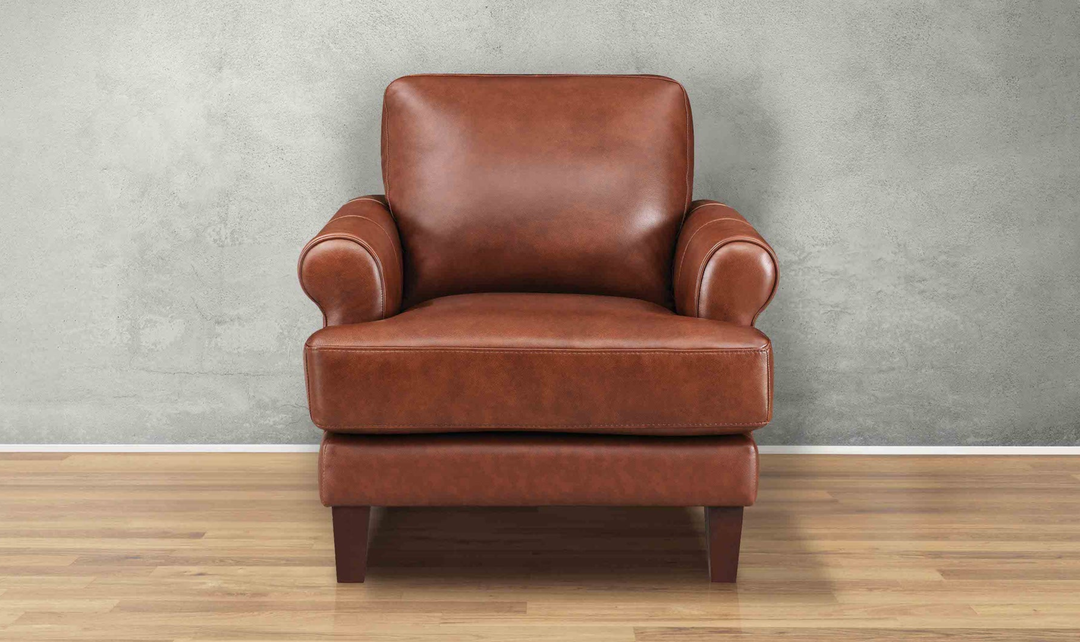Hydeline Dawn Leather Upholstered Chair With Zip Cover - Jennifer Furniture