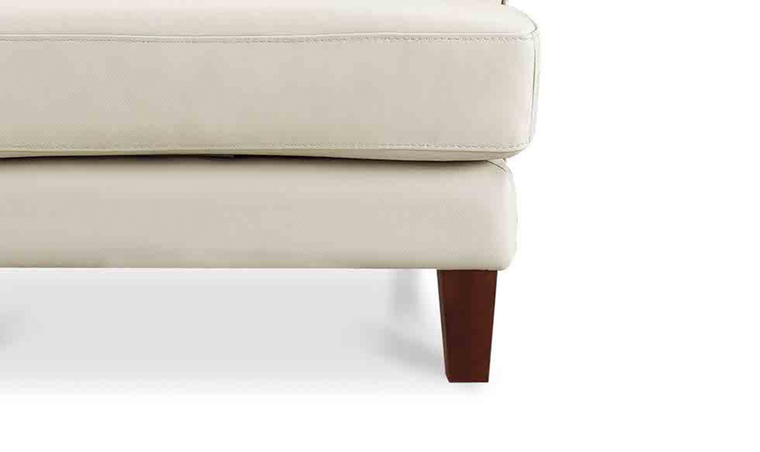 Hydeline Dawn Leather Upholstered Chair With Zip Cover