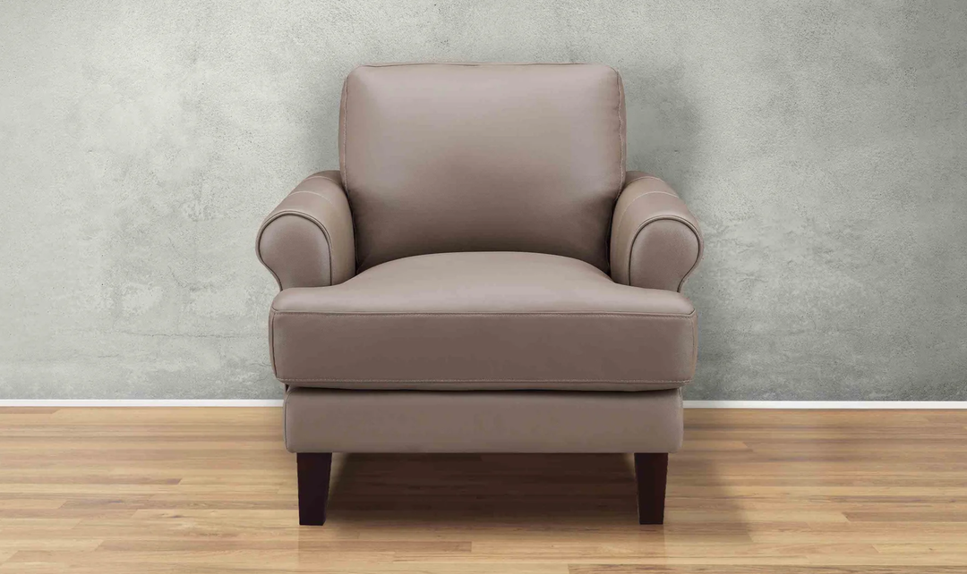 Hydeline Dawn Leather Upholstered Chair With Zip Cover - Jennifer Furniture