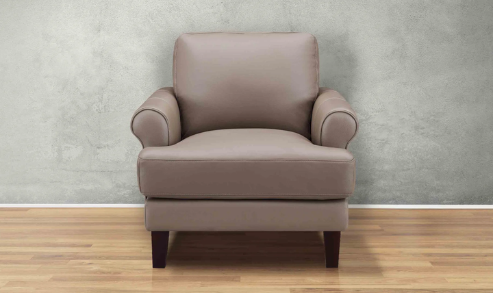 Hydeline Dawn Leather Upholstered Chair With Zip Cover - Jennifer Furniture
